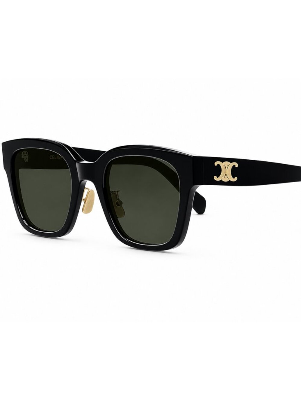 NEW CELINE CL40222F 01A Triomphe Square Sunglasses
